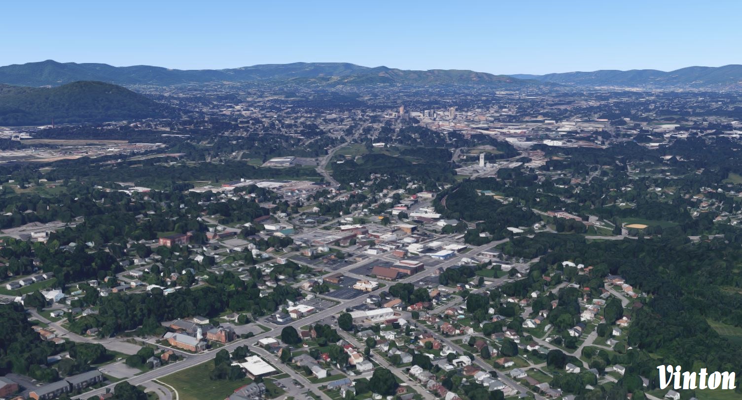 Aerial Photo of Vinton