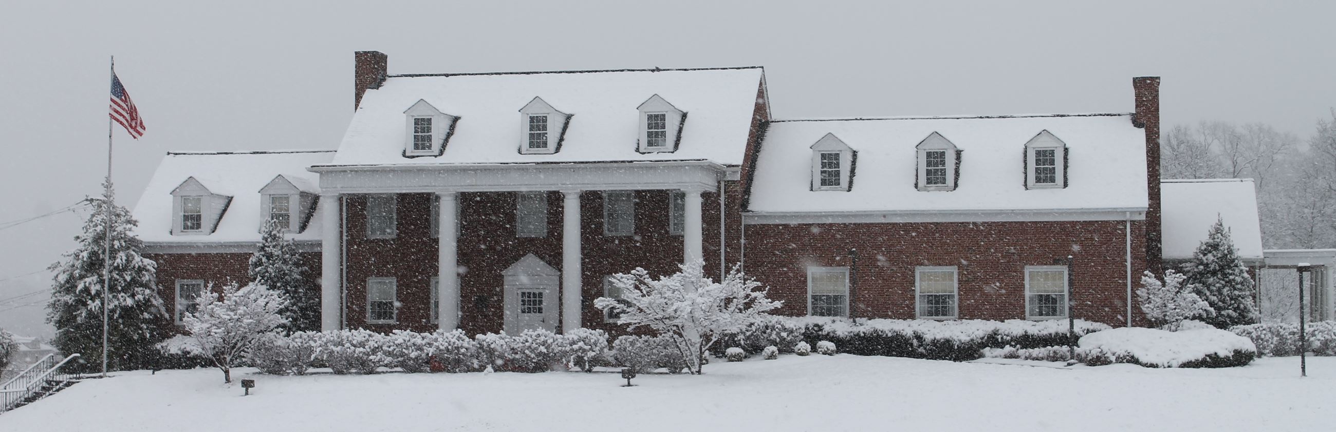 War Memorial in Snow