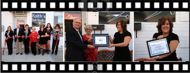 Faiths Hair Salon Ribbon Cutting